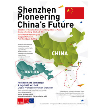 International metropolis Shenzhen comes to the heart of Brussels on 1st July 2015