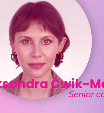 Welcome Aleksandra to the team!