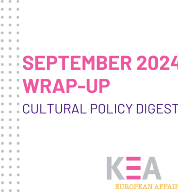 Wrap-up: KEA’s September Cultural Policy Digest