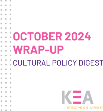 Wrap-up: KEA’s October Cultural Policy Digest