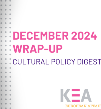 Wrap-up: KEA’s December Cultural Policy Digest